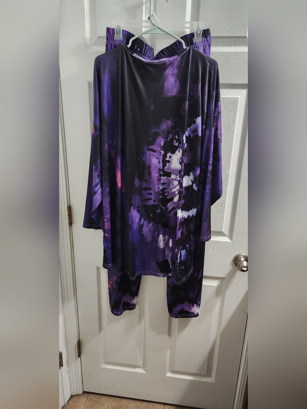 Purple Tie-Dye Lounge Set